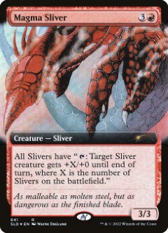 Magma Sliver Secret Lair Drop - Surprise Slivers